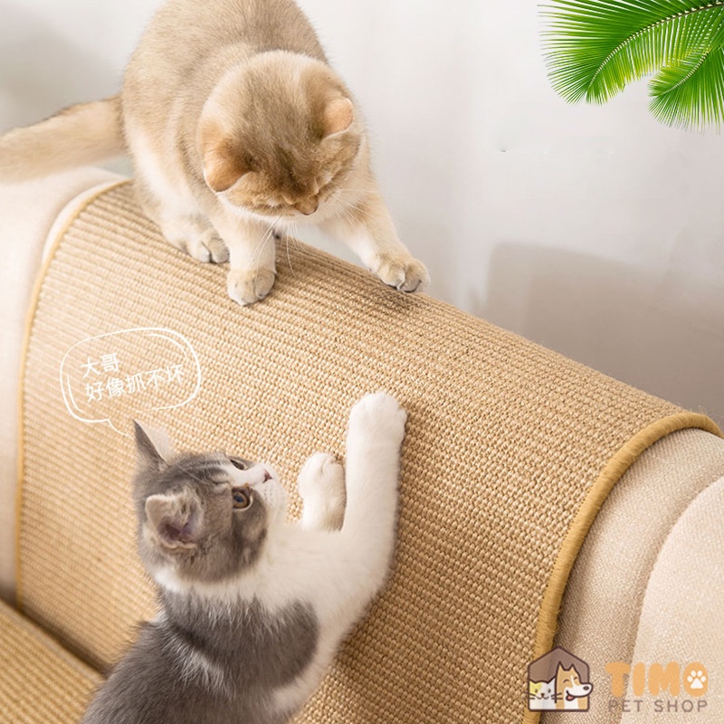 Thảm Cào Móng Cho Mèo - Thảm Lót Bảo Vệ Sofa Ngăn Mèo Cào - Kích Thước Lớn Dày Dặn