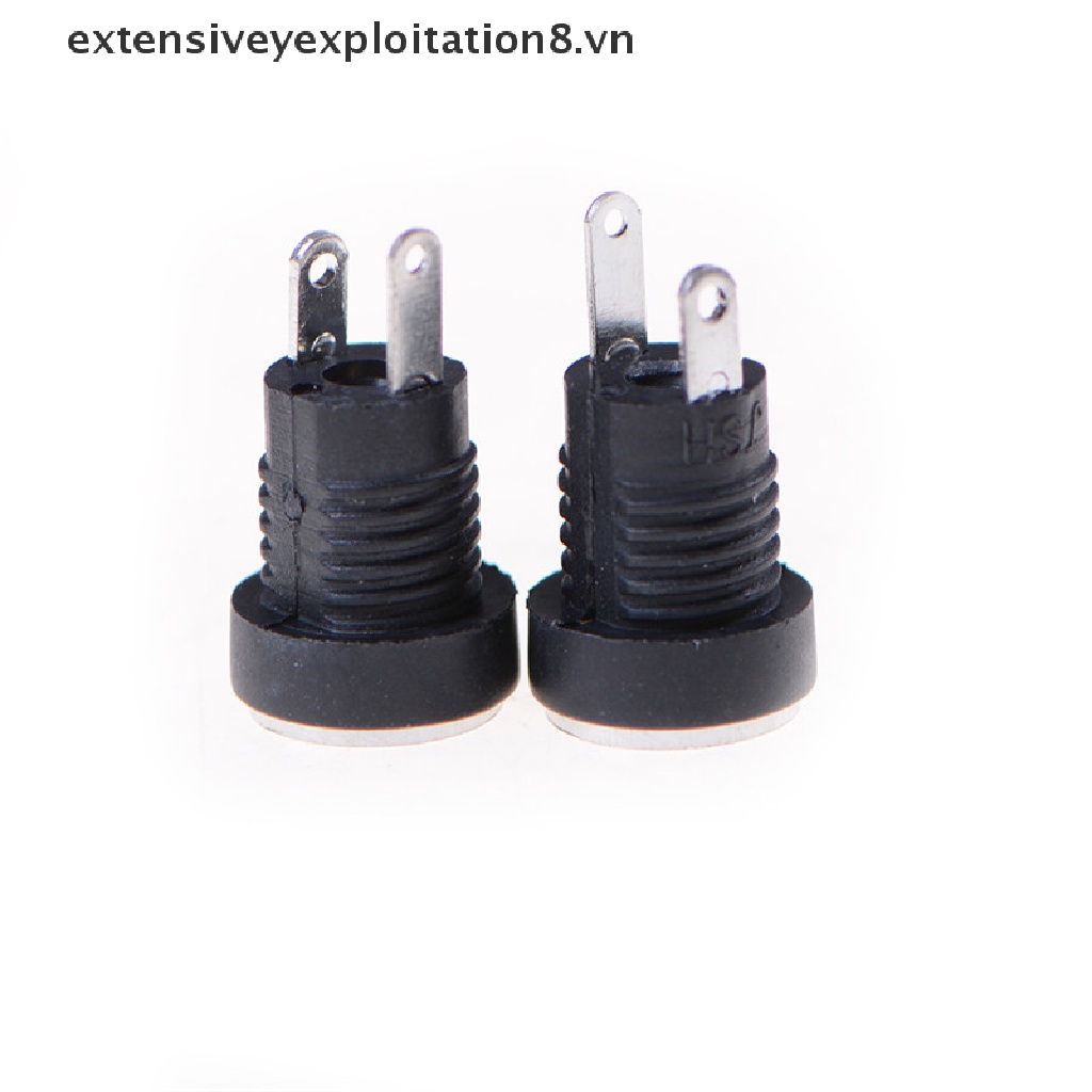 Set 10 Đầu Nối Ổ Cắm Nguồn DC-022B 5.5 * 2.1mm Chuyên Dụng