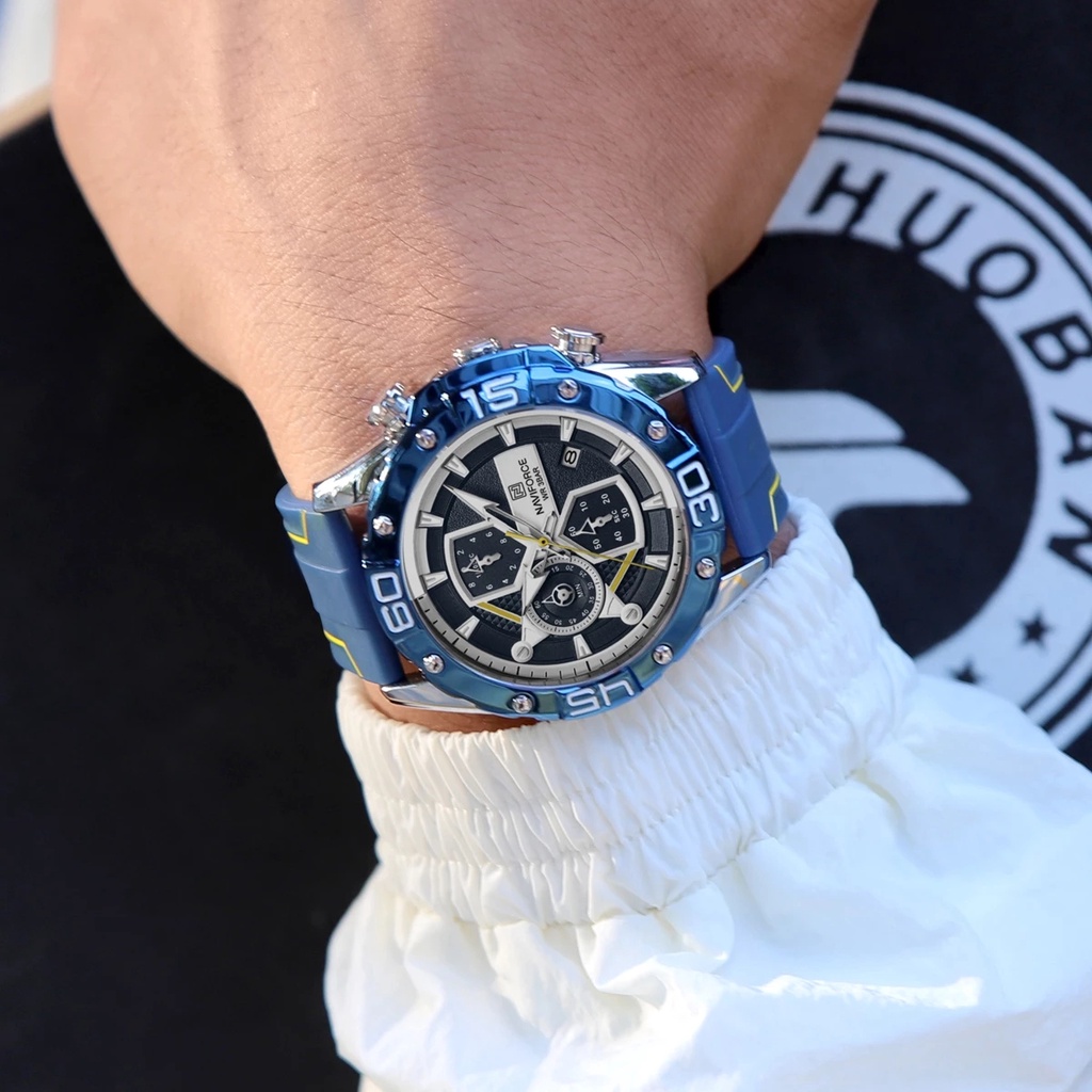 Naviforce Đồng Hồ Thể Thao Chống Thấm Nước Thời Trang Cho Nam