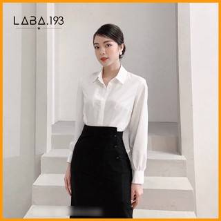 [THIẾT KẾ] ÁO SƠ MI TRẮNG ĐƠN GIẢN THUỶ TIÊN CHẤT MÁT - ÁO SƠ MI CÔNG SỞ BASIC THANH LỊCH