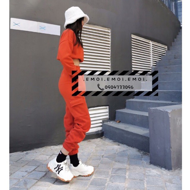 [Ulzzang Fashion] Quần nỉ túi hộp phong cách hàn quốc [100% ảnh thật] | WebRaoVat - webraovat.net.vn