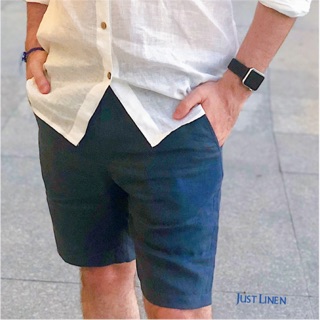 QUẦN SHORT 100% LINEN - JUST LINEN