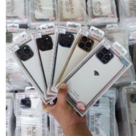 Ốp lưng Sulada nhám dẻo viền xi màu iPhone 13 Mini, 13, 13 Pro, 13 Pro Max chống Vân tay bảo vệ camera xanh Serria