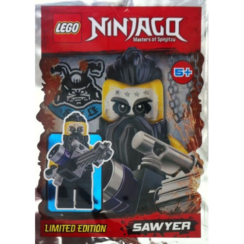 [Có sẵn] 891835 LEGO Ninjago Sawyer foil pack _ Đồ chơi LEGO nhân vật Sawyer