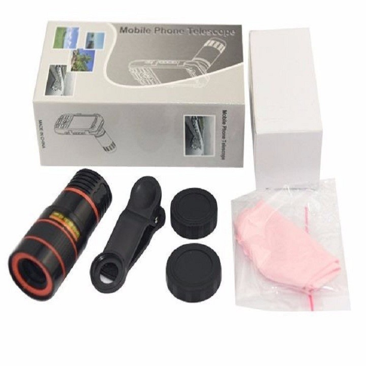 Lens zoom 8x hỗ trợ chụp điện thoại