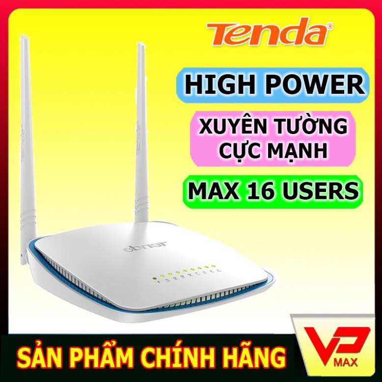 Xả Kho giá sốc Bộ phát Wifi Tenda xuyên tường cực mạnh F303 FH305 3 anten có thể repeater kích sóng