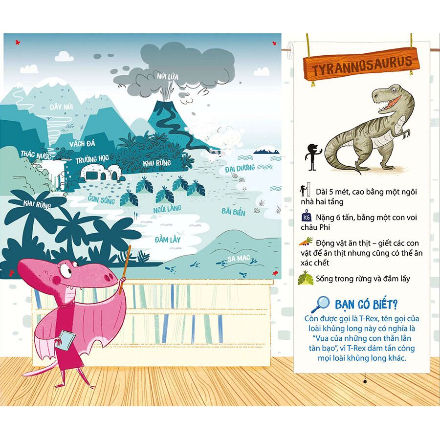 Sách - Tyrex không còn là nhóc con - Trường học khủng long