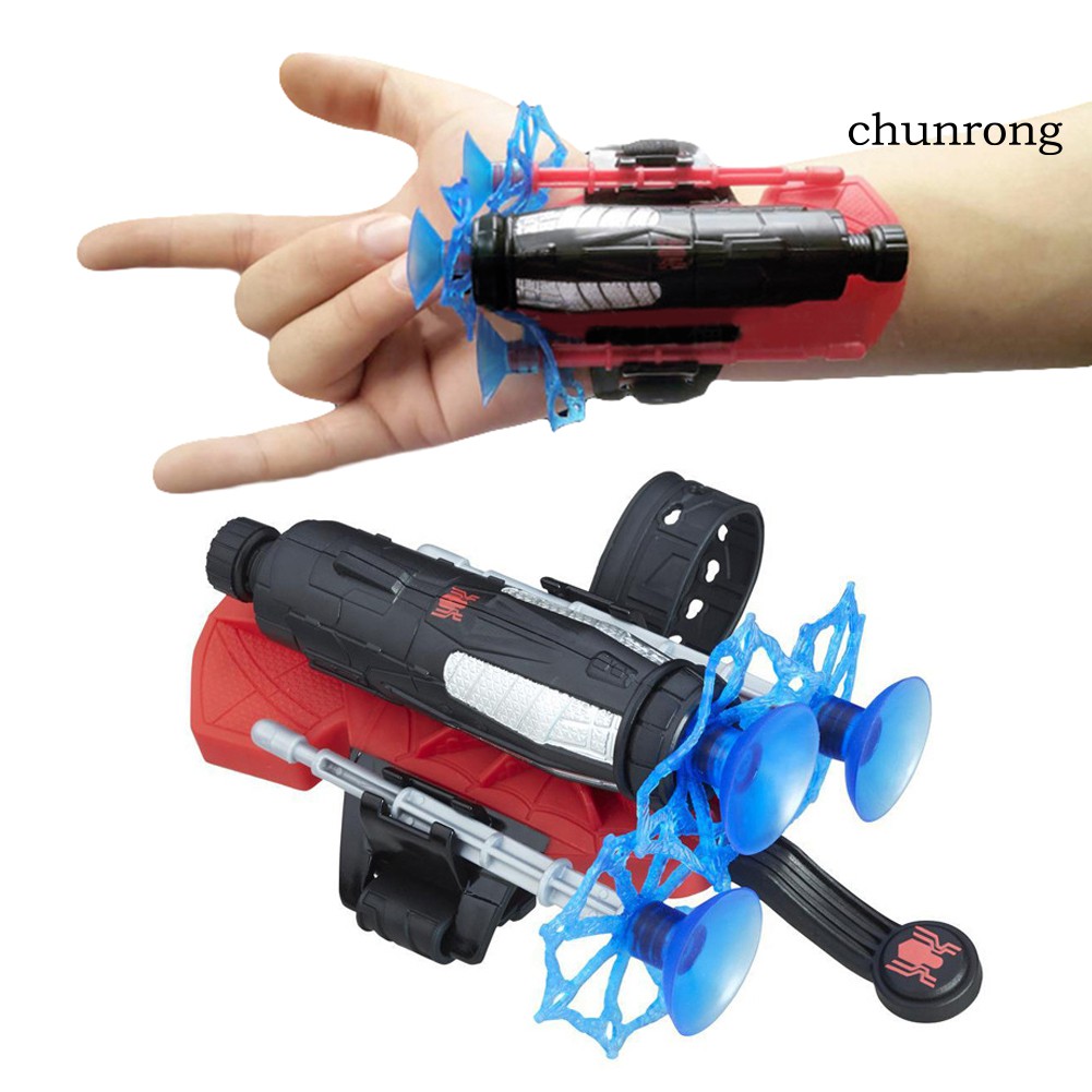 Đồ chơi phóng tơ nhện mũi tên đeo tay kiểu Người Nhện cho trẻ em