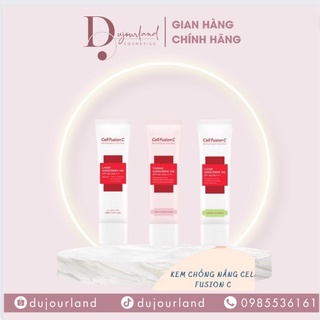 Kem Chống Nắng CELL FUSION C Laser/ Clear / Toning Suncream /Derma/CURE 100 SPF 50+