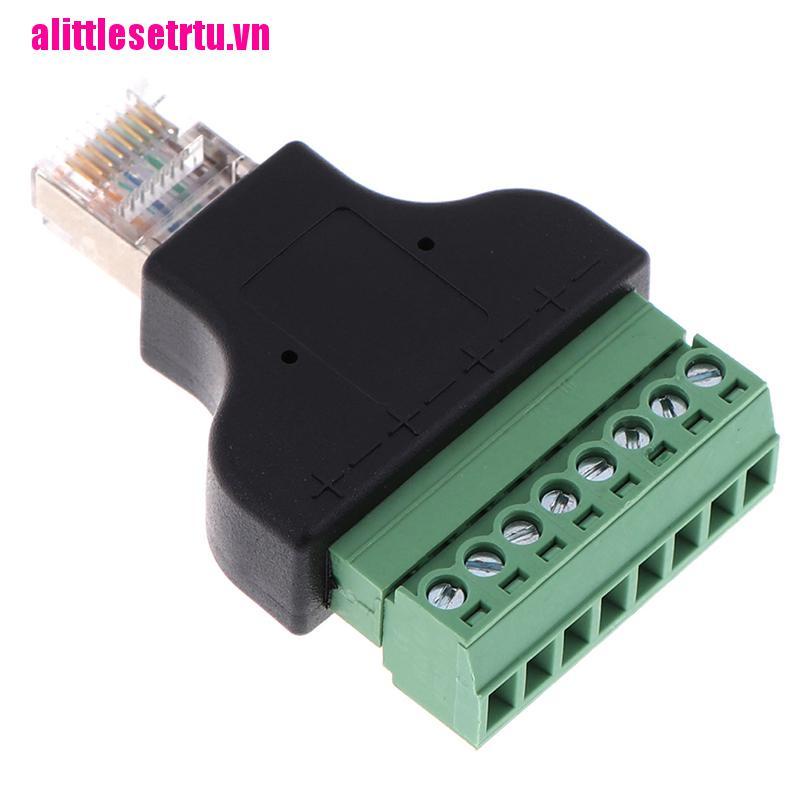 Đầu Chuyển Đổi 8P8C RJ45 ethernet male Sang 8 pin av
