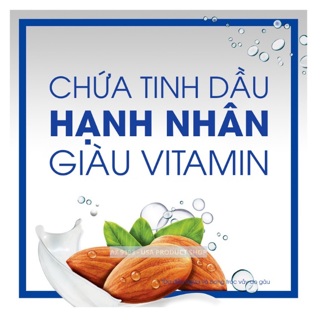 Dầu gội Head and Shoulder, Hàng Mỹ, Giảm Gãy Rụng, Sạch Da Đầu, Ngăn Gàu Hiệu Quả - Az 9193