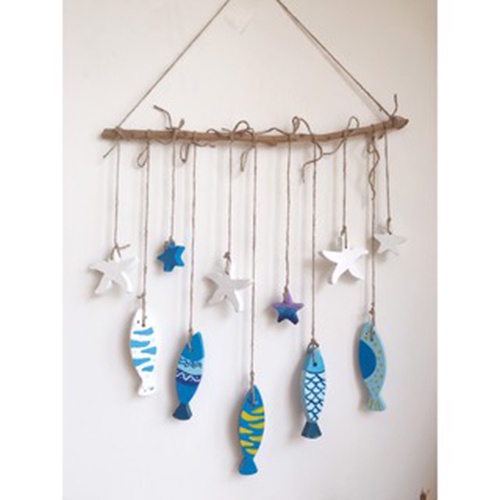 Set Dreamcatcher Đã Tô Màu Thủ Công Hoàn Thiện Từ Gỗ Decor Nhà Cửa