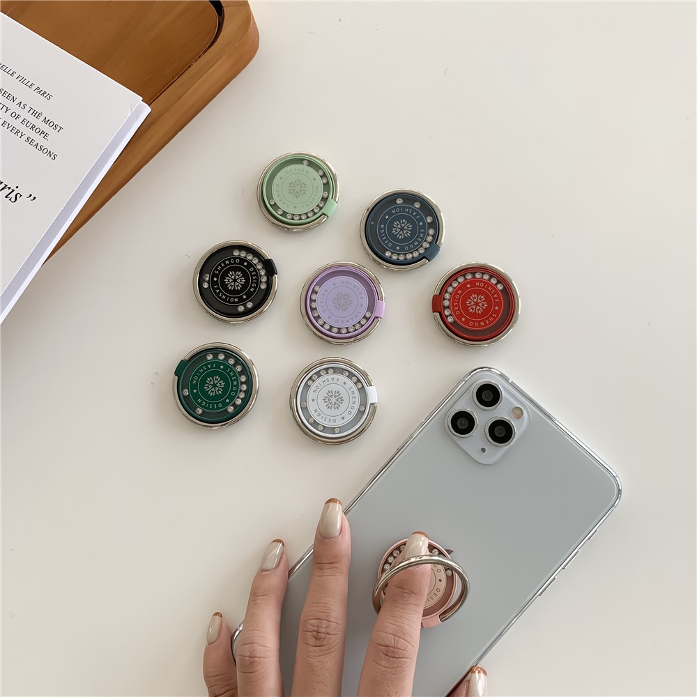 Nhẫn Đỡ Điện Thoại Đính Đá Lấp Lánh Cho Iphone Samsung Huawei Android Ios | BigBuy360 - bigbuy360.vn