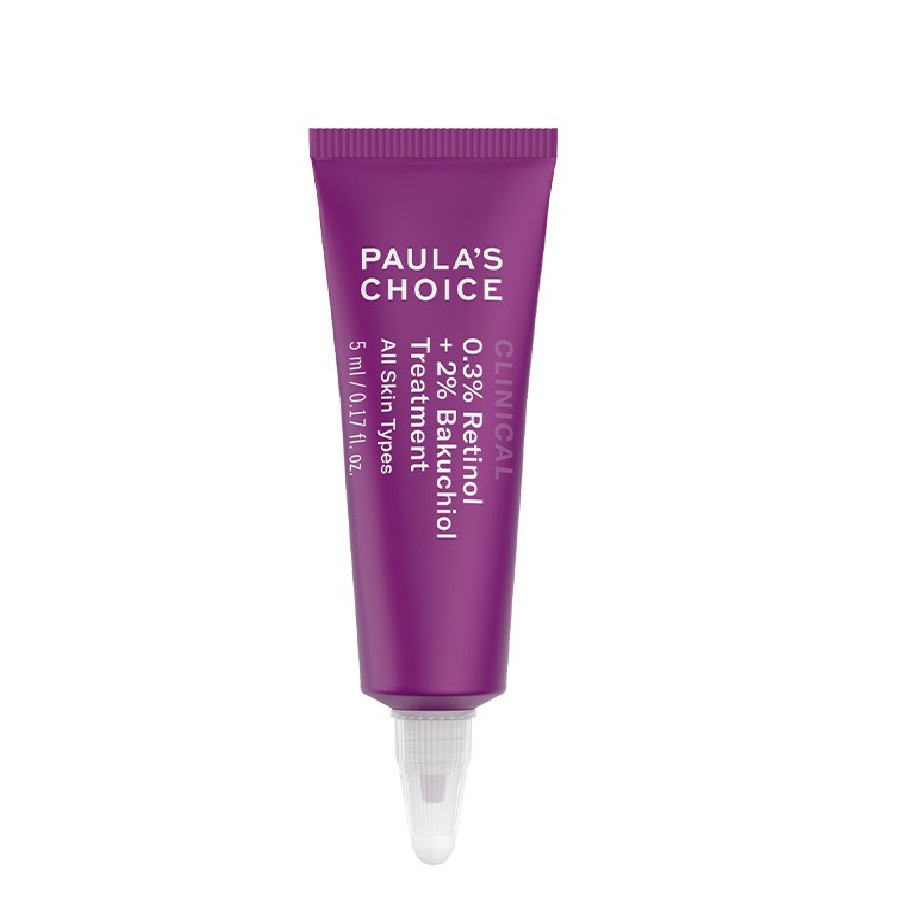 Tinh Chất Chống Lão Hóa Từ Retinol Và Bakuchiol Paula's Choice Clinical 0.3% Retinol + 2% Bakuchiol 5ml Và 30ml