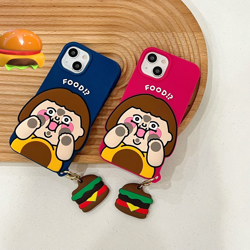 Ốp Điện Thoại Dẻo Họa Tiết Hoạt Hình Cô Gái Dễ Thương Chống Rơi Cho Iphone Xs Max XR 11 12 13 Pro Max