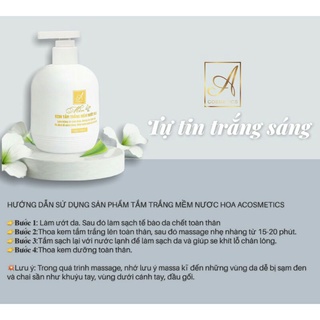 Kem Tắm Trắng Mềm Nước  Hoa
