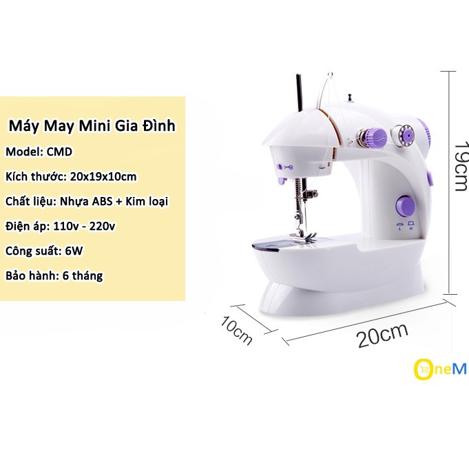 [Hàng Nội Địa] Máy khâu mini gia đình đa năng cao cấp, Máy may mini gia đình siêu tiện dụng - Bảo Hành 12 Tháng