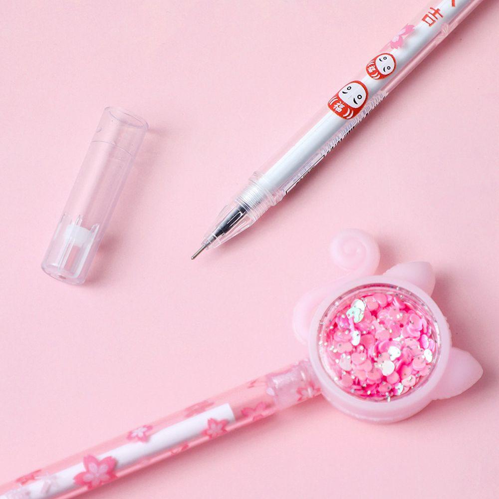Bút Mực Nước Ngòi 0.5mm Hình Mèo Dễ Thương