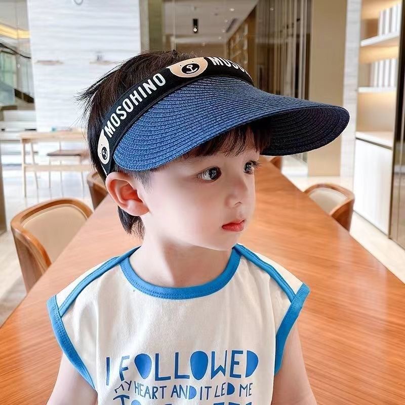 Mũ Cói Du Lịch Rộng Vành Thời Trang Cho Bé