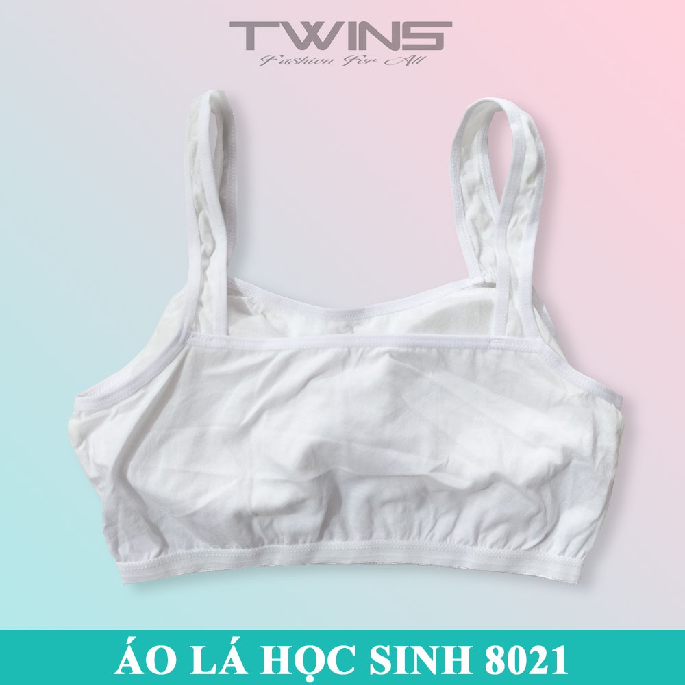 Áo lá học sinh cotton kèm mút đệm SD8021 cho bé gái mới lớn dậy thì cấp 1, cấp 2, cấp 3 mềm mịn thoáng mát