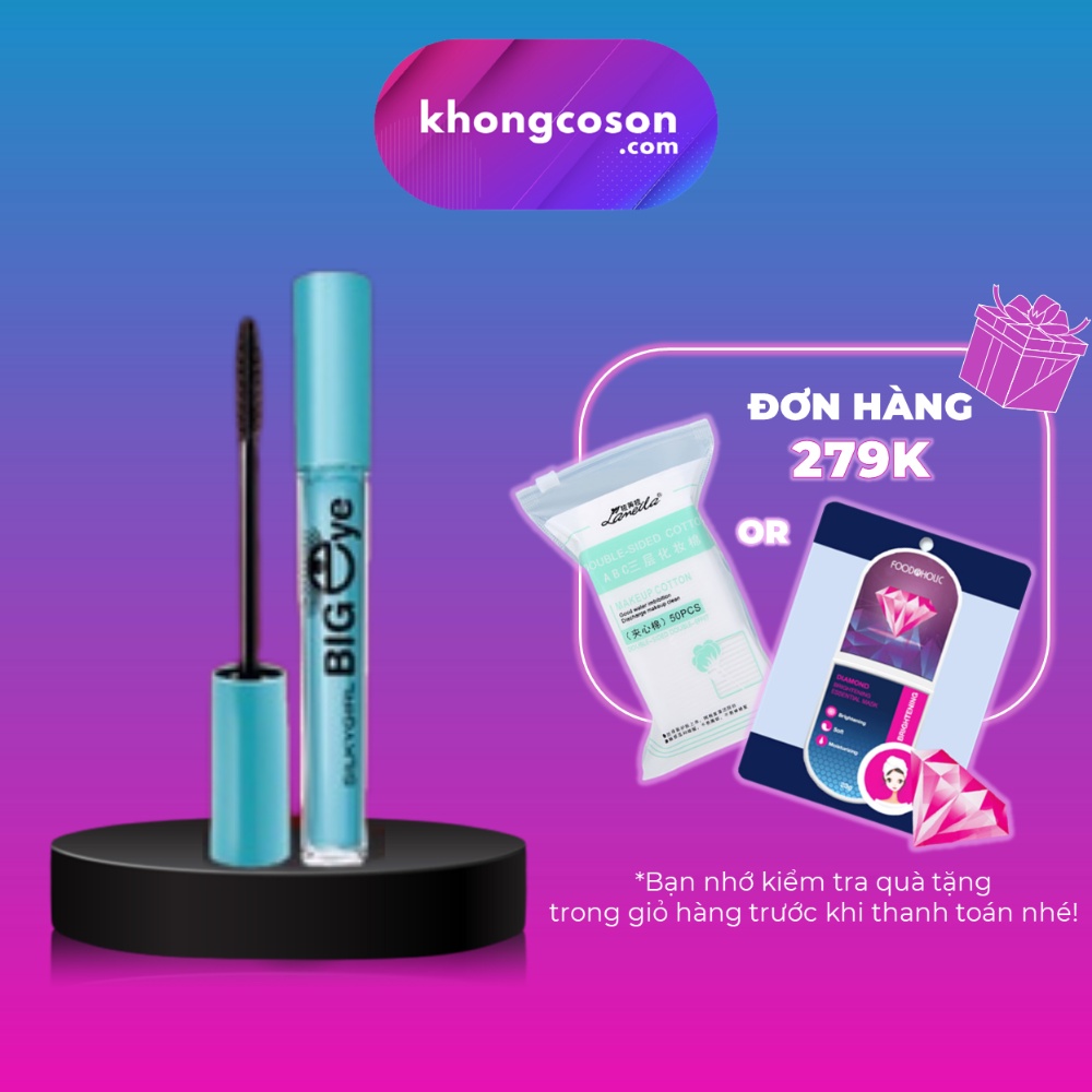 Mascara Dài Và Dày Cong Mi Silkygirl Big Eye Collagen 5ml - Khongcoson