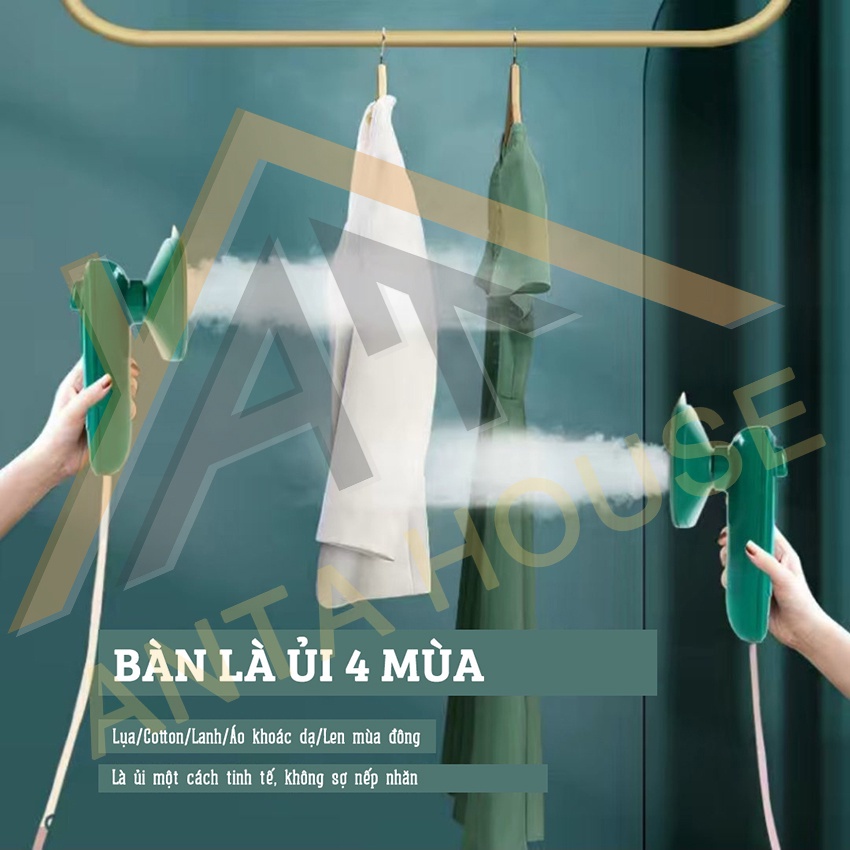 Bàn Ủi Hơi Nước Cầm Tay Mini AntaHouse - Bàn Là Du Lịch Nhỏ Gọn, Tiện Lợi Công Suất Lớn