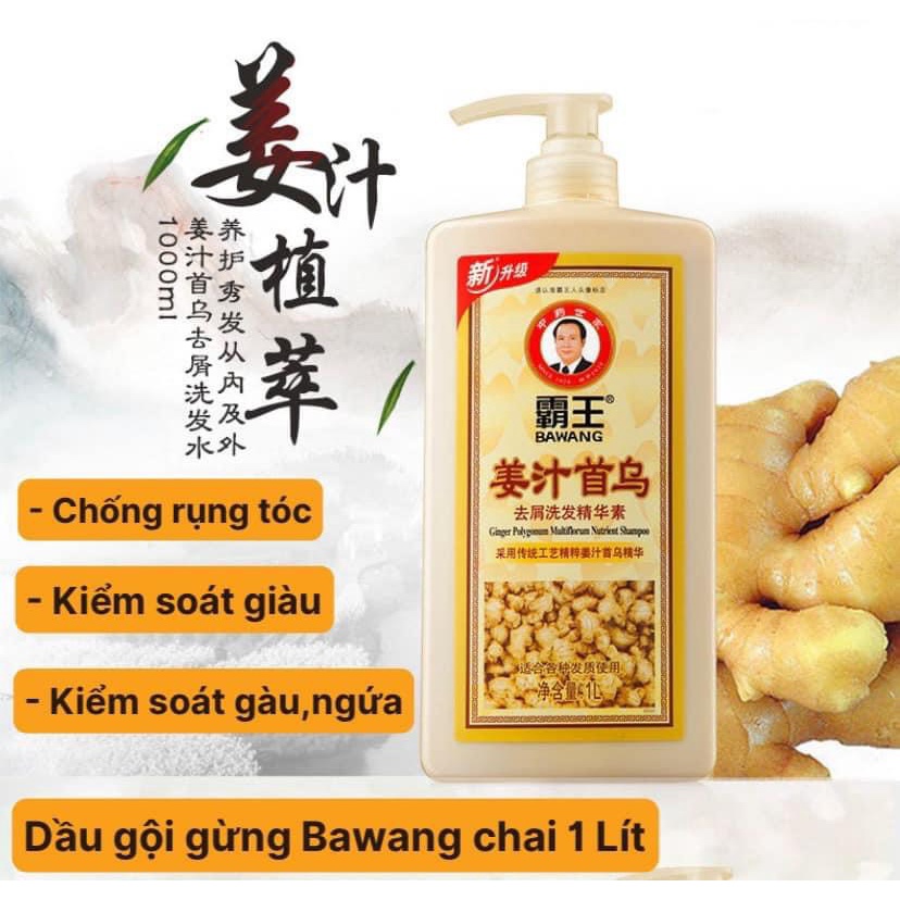 Bộ sản phẩm dầu gội chăm sóc tóc Bawang