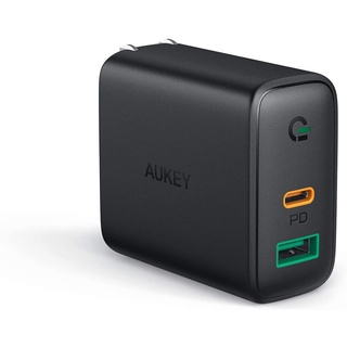Cốc sạc aukey pa-d1 usb-c power delivery pd 30w, usb 12w tích hợp công nghệ dynamic detect