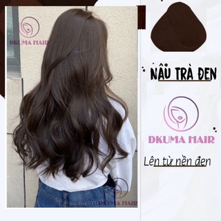 Màu Nhuộm Nâu Trà Đen Dkumahair.vn
