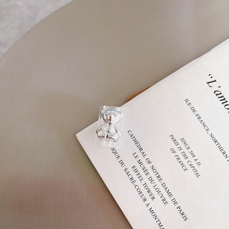 Vỏ Bọc Bảo Vệ Dây Cáp Sạc USB Trong Suốt Hình Gấu Hoạt Hình Dễ Thương