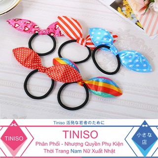 Buộc tóc đính nơ thỏ tiniso7051