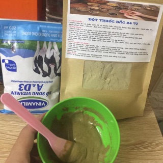 Mặt nạ bột thuốc bắc 24 vị