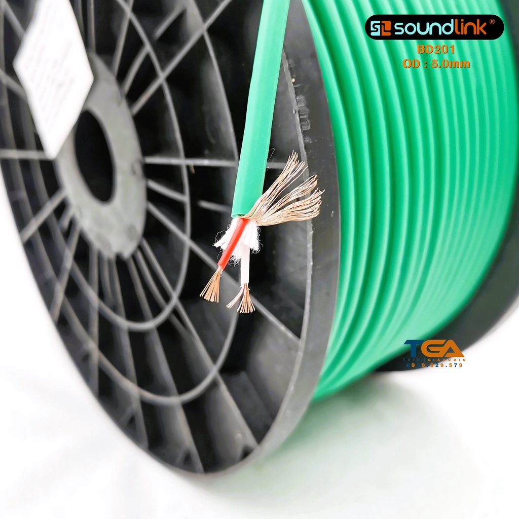 Dây tín hiệu Audio, Microphone chính hãng Soundlink BD201. Báo giá 1M