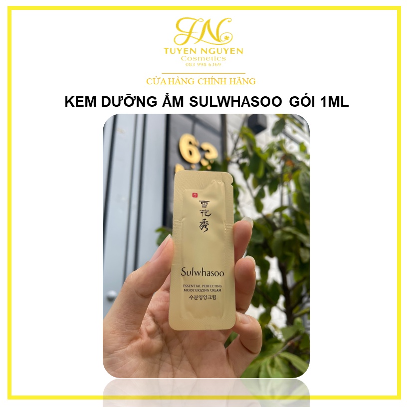 Kem Dưỡng Ẩm Sulwhasoo Essential Perfecting Moisturizing Cream gói 1ml