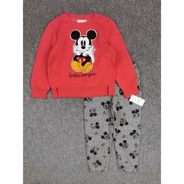 Set quần áo nỉ Disney cho bé