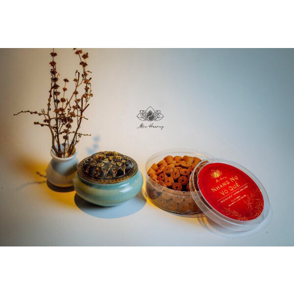 Nhang nụ sạch Mộc Hương 100% từ thiên nhiên, dùng cho lư và thác khói Hương Trầm Hương Trầm Sả Quế Khuynh Diệp Thảo Dược