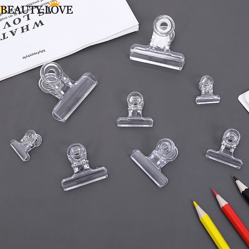 Kẹp Nhỏ Nhắn Chất Liệu Acrylic Trong Suốt 0.81 Đa Năng Dùng Để Cố Định Vé Tài Liệu / Đồ Ăn Vặt