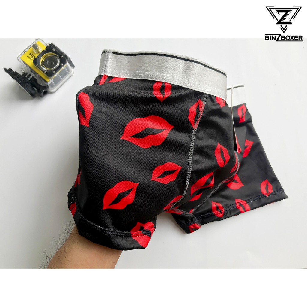 Quần sịp đùi nam hình chiếc môi vải thun co giãn 4 chiều