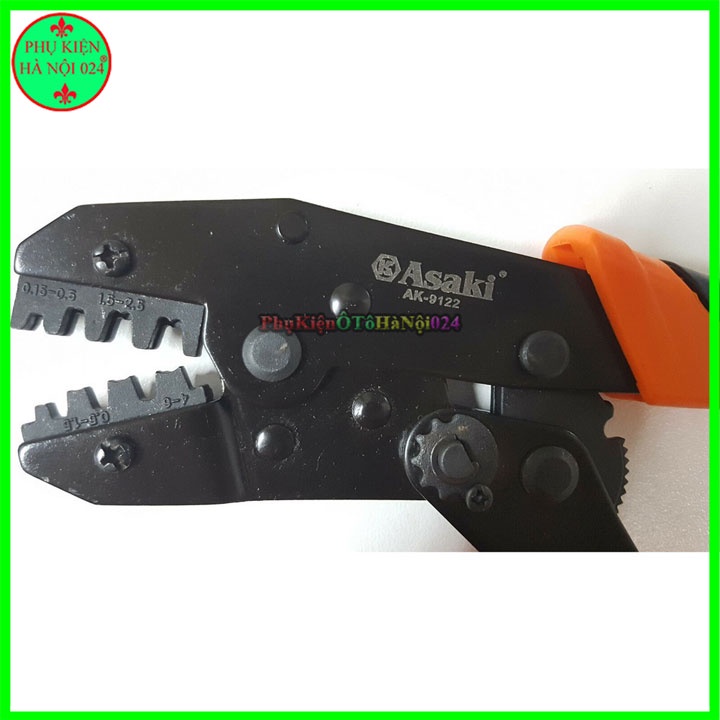 Kìm Bấm Cos Asaki AK-9122 Đầu Cos 0.15-6mm2