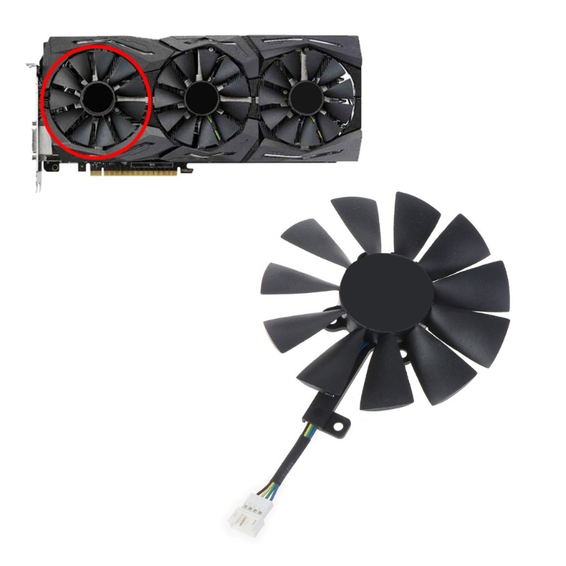 Quạt Tản Nhiệt Đồ Họa PLD09210S12HH VGA Thay Thế Cho STRIX GTX 1080 980Ti 1060 1070 GPU