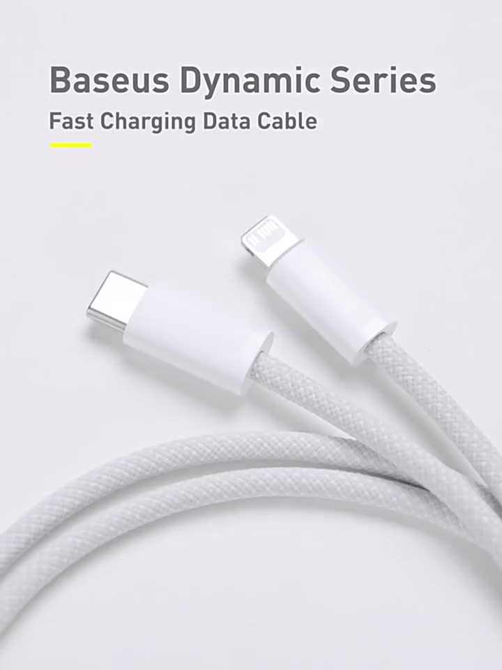 Dây Cáp Baseus PD 20W Nối Đầu USB-C Sang Đầu L Sạc Nhanh Hỗ Trợ Truyền Dữ Liệu 480Mbps | BigBuy360 - bigbuy360.vn