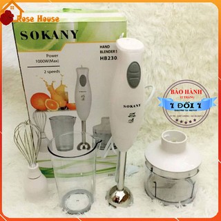 Máy xay đa năng Sokany HB230A, máy xay chuyên đồ ăn dặm cho bé