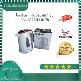 Ấm siêu tốc, ca nấu nước , bình siêu tốc 1.8l panafresh jk-78