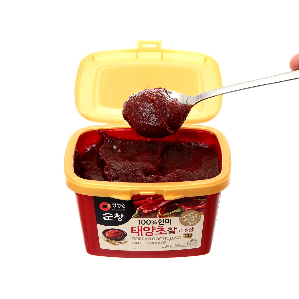 [Hộp nhỏ 200g (ĐỎ)] TƯƠNG ỚT GẠO LỨT HÀN QUỐC Daesang [Korea] MIWON Brown Rice Hot Pepper Paste (bph-hk)
