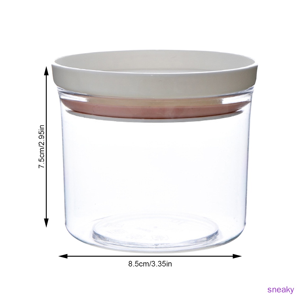 Hộp đựng thực phẩm trong suốt chống ẩm có nắp đậy 250ml