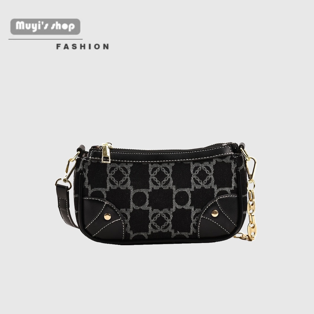 Túi Đeo Vai Dáng Vuông Nhỏ In Họa Tiết Thời Trang Trẻ Trung