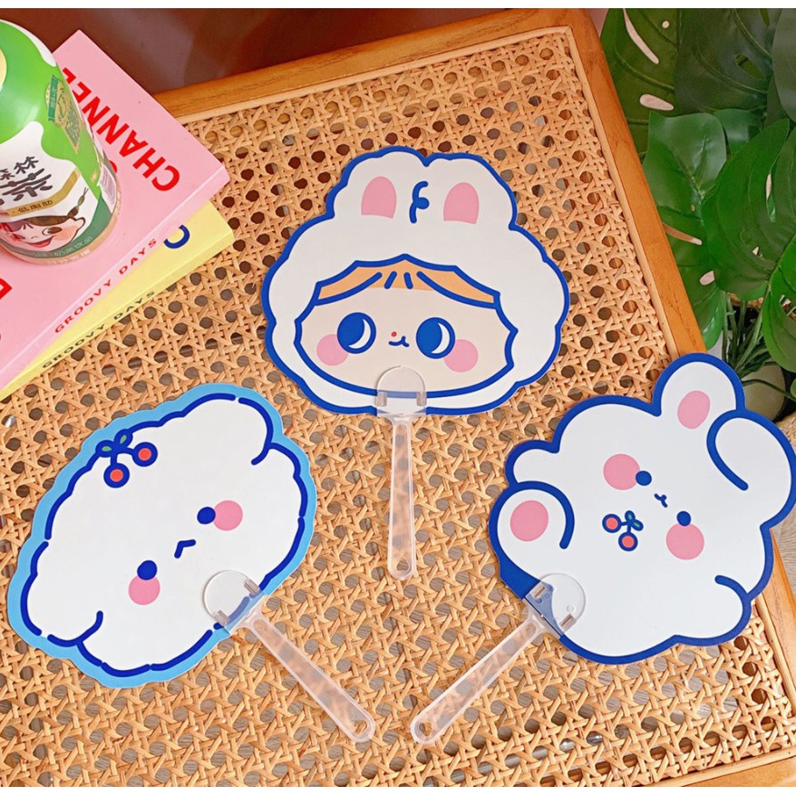 Quạt nhựa cầm tay mini siêu cute - BinaShop - Quạt Gấu | BigBuy360 - bigbuy360.vn