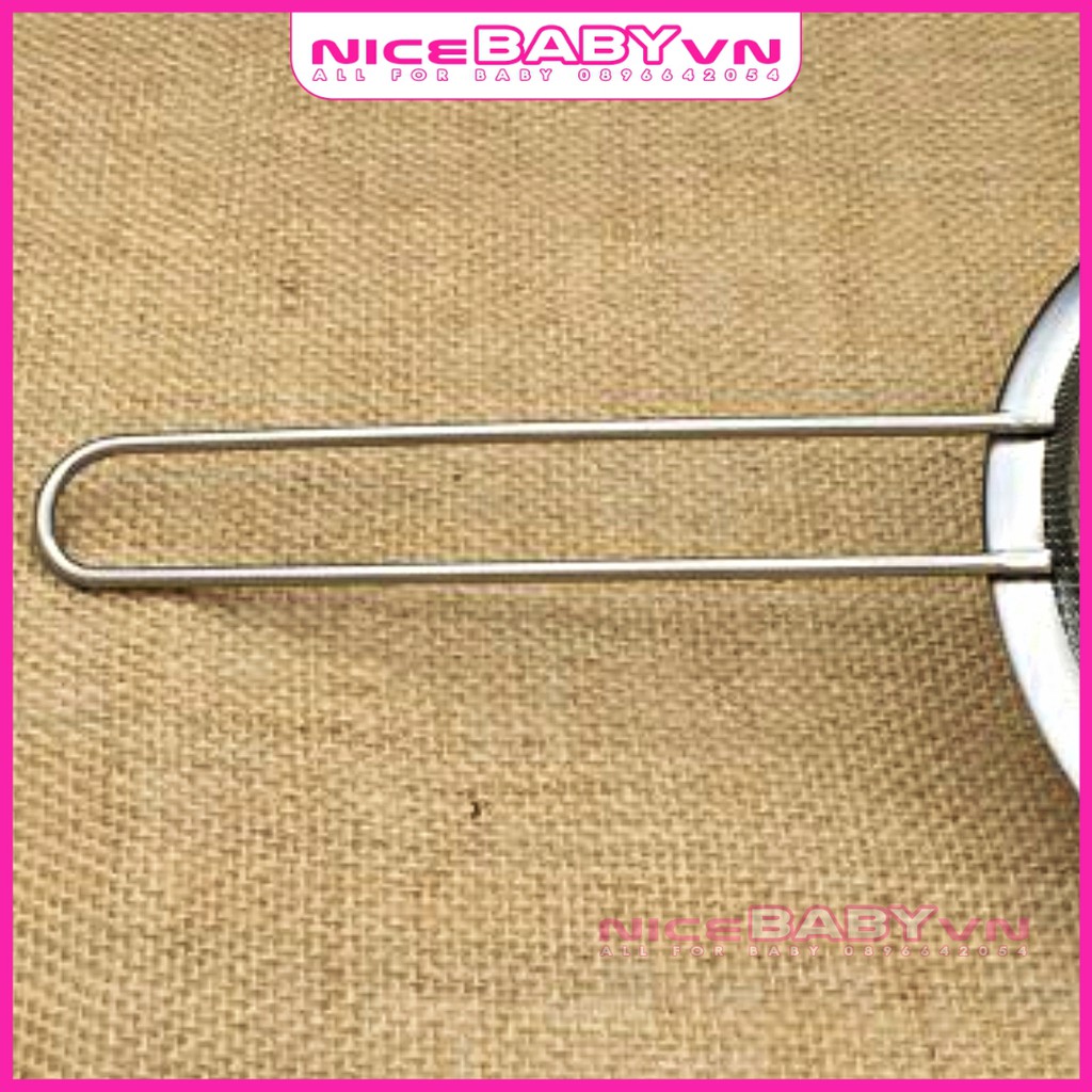 Rây Lọc Inox Loại Tốt Cho Bé Ăn Dặm Lưới Nhỏ Nhiều Kích Thước NiceBabyVn