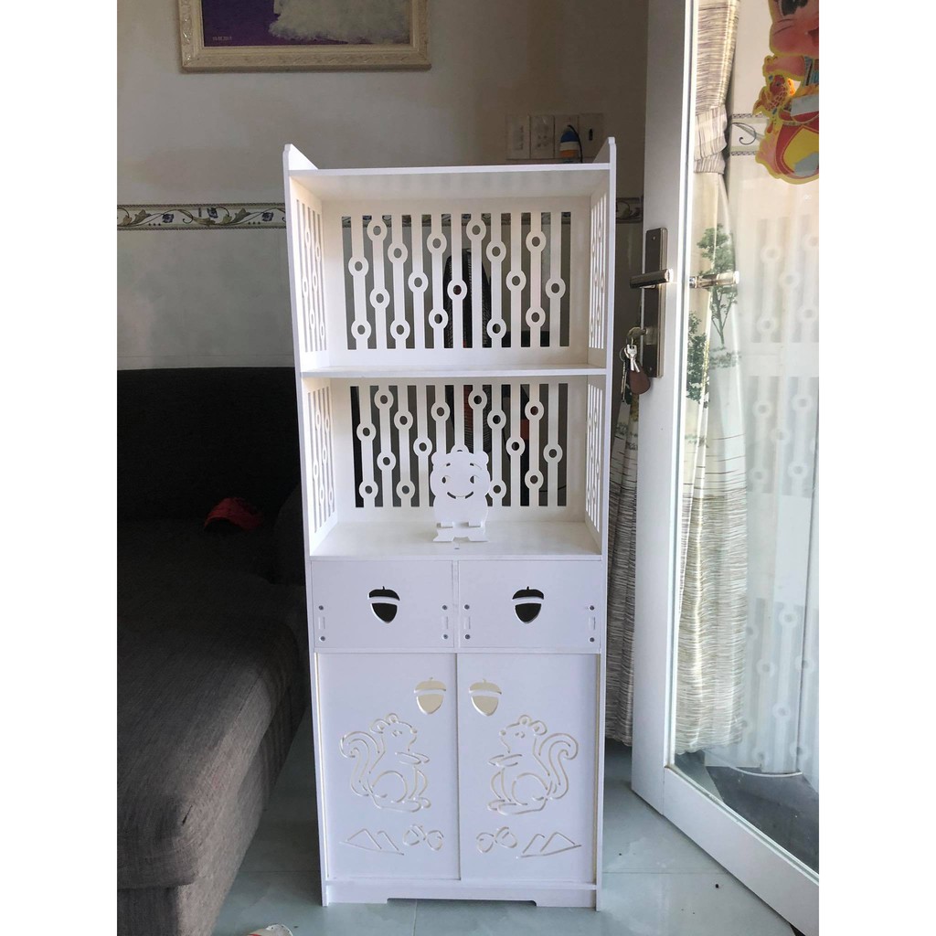 Tủ Nhà Tắm 2 Cánh Con Sóc chống nước hiện đại thông minh chính hãng IGA- IG352