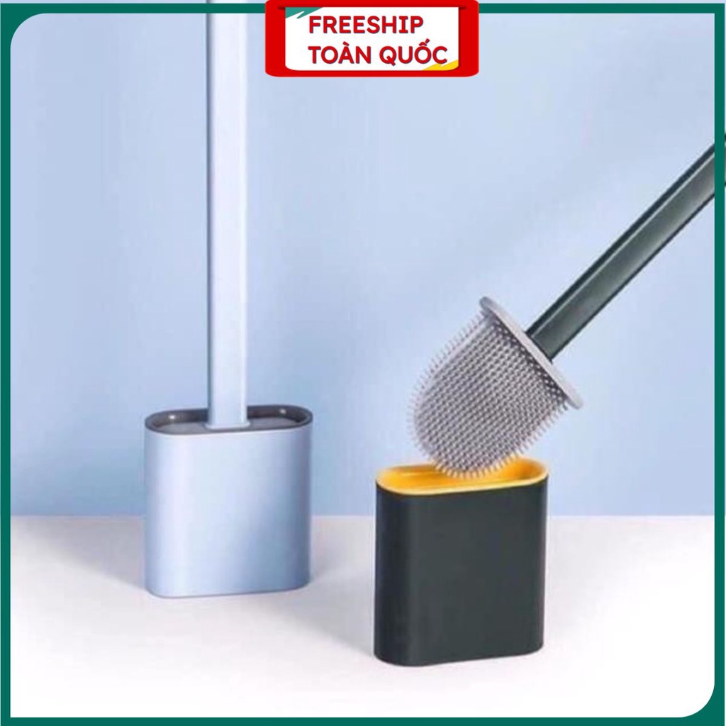CÂY GẬY CỌ TOILET SILICON ( gồm đế đựng và cây cọ như hình) .